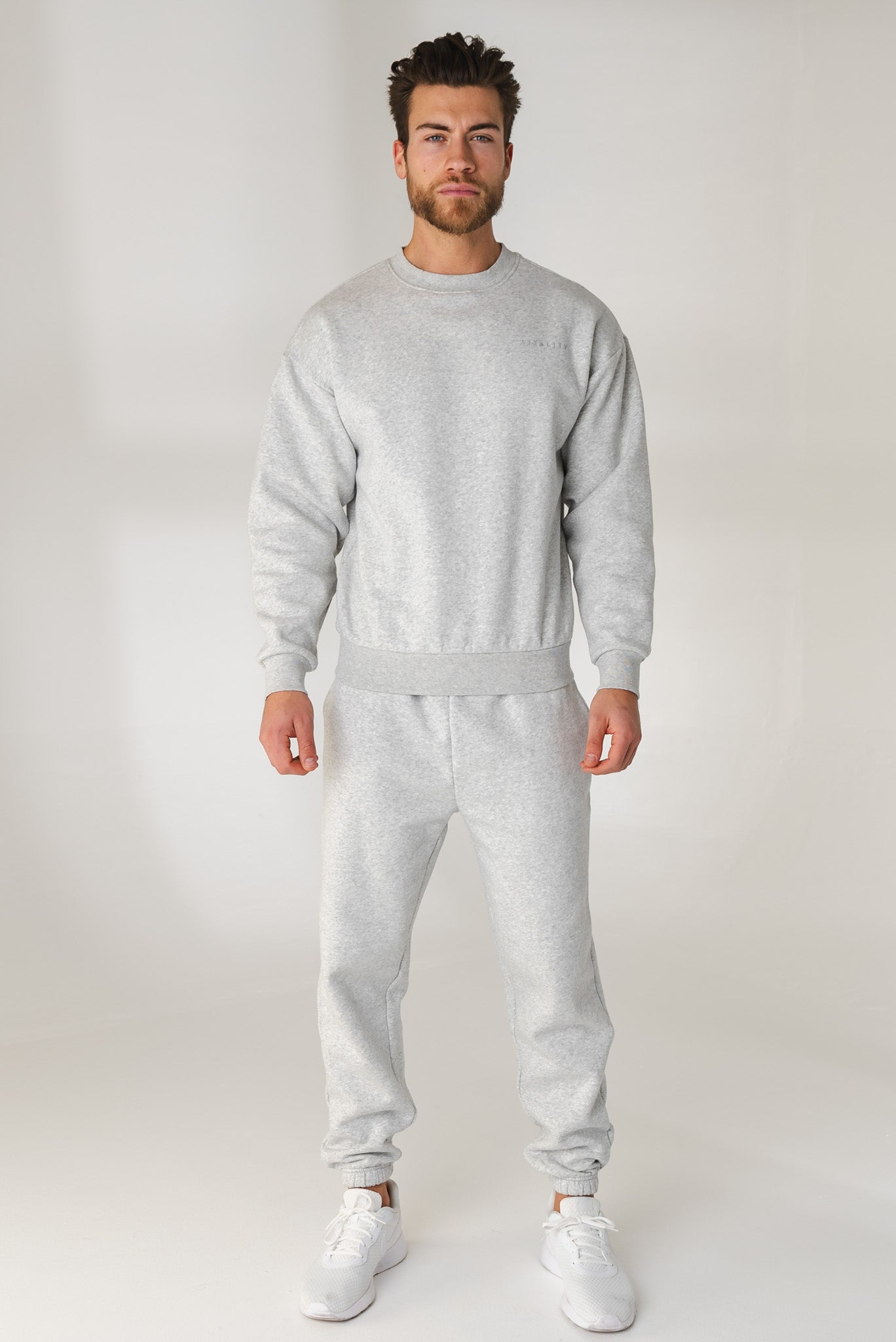 Vitality Cozy® Uni Crew - Stone Marl