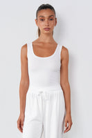 Vitality Basis® U Cropped Tank - Snow