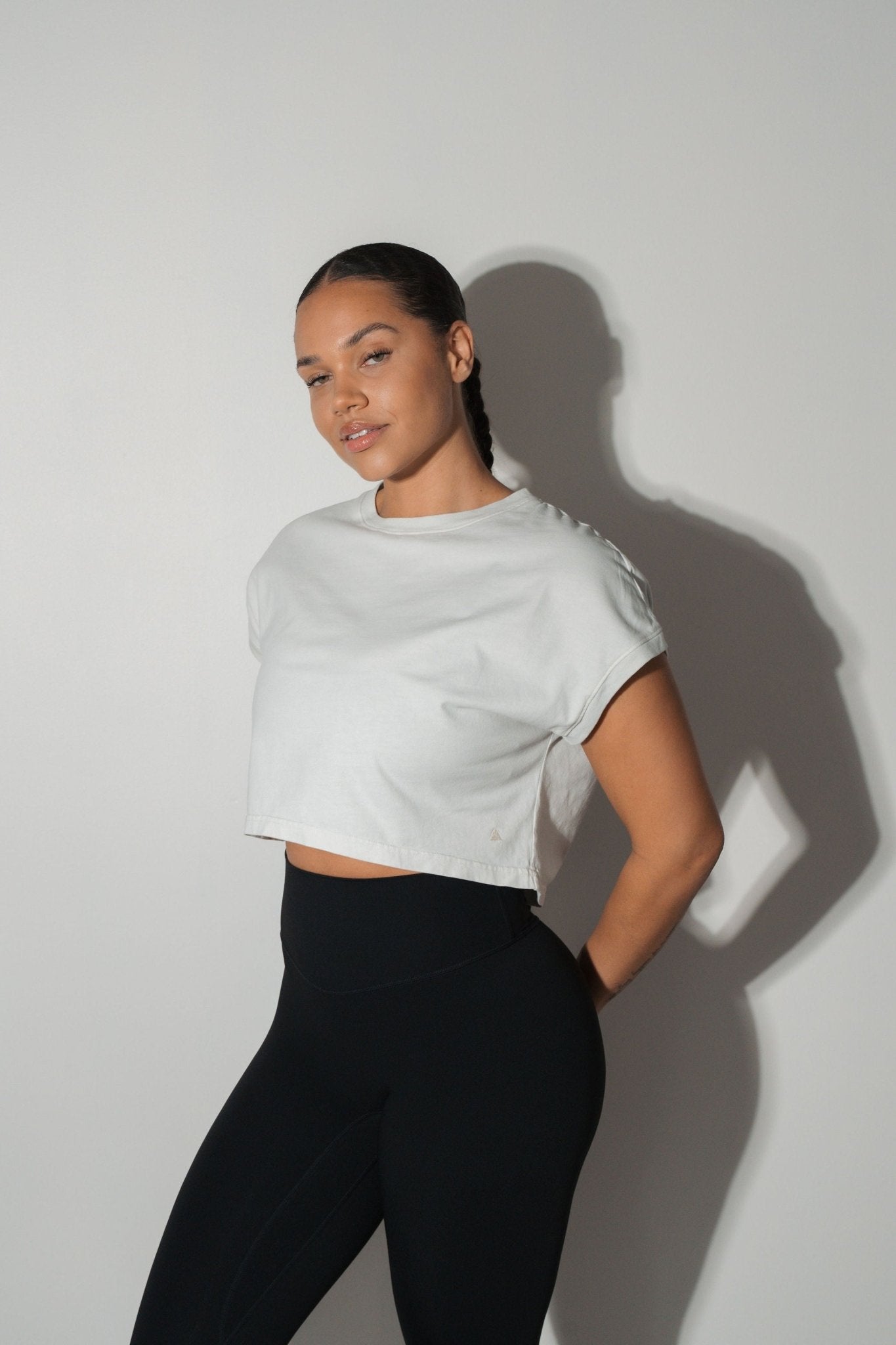 Vitality Retro® Boxy Tee - Bone Washed