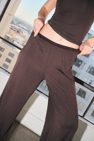 Vitality Float Rib Boxer Pant - Cocoa