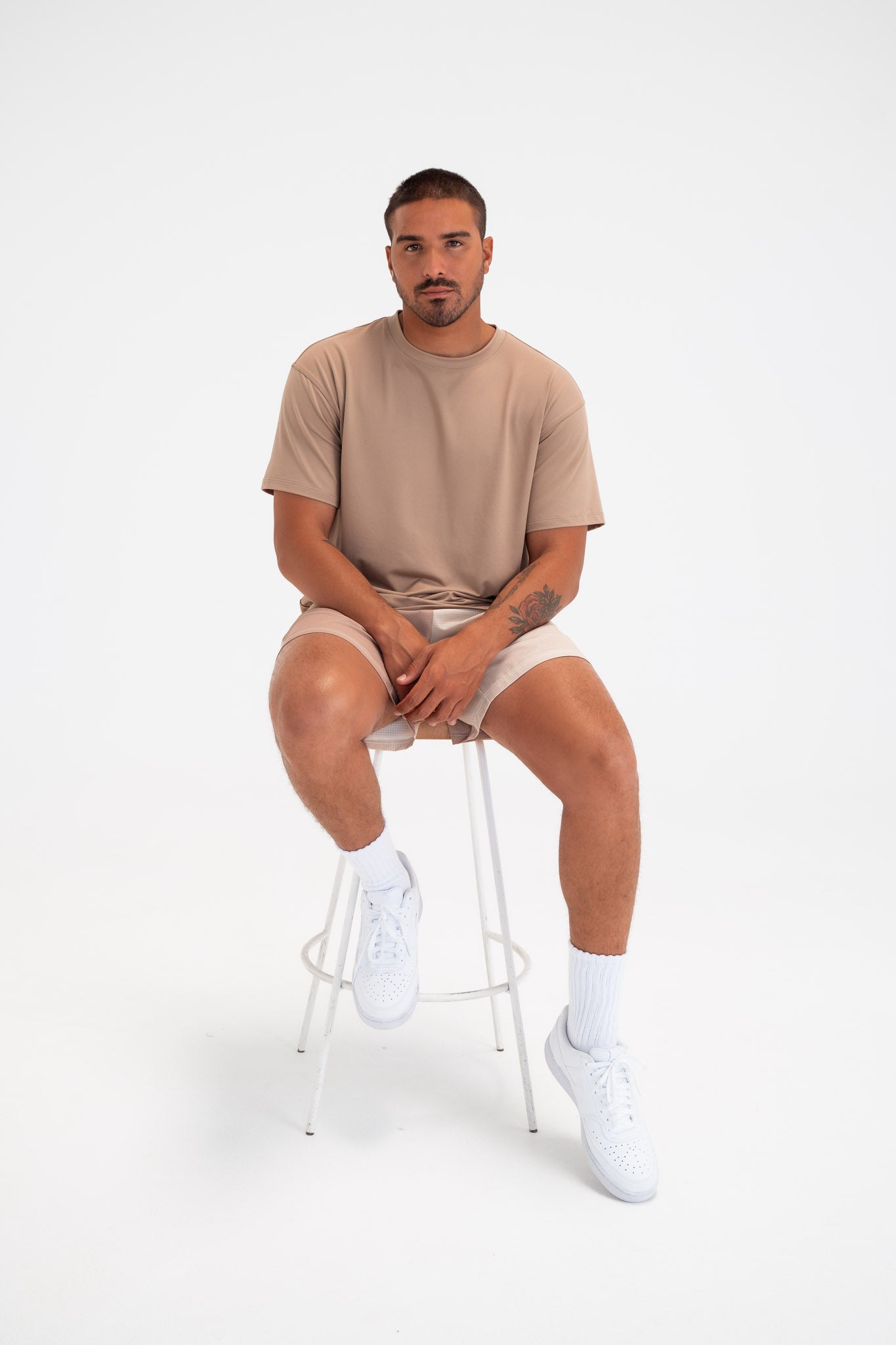 Vitality Motive Men's Crew Tee - Khaki