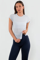 Vitality Flow Simple Tee - Steel