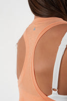 Vitality Flow Racer Tank - Light Peach