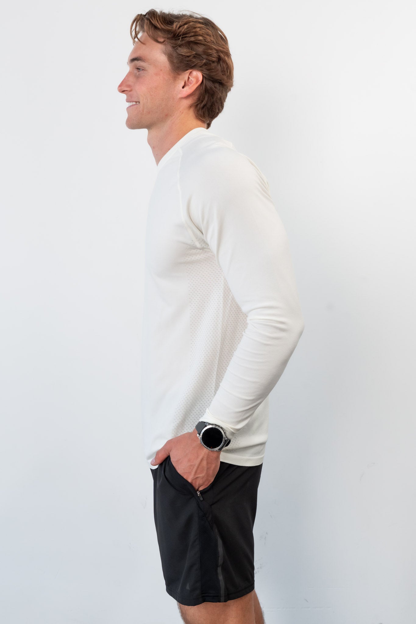 Vitality Kinetic® Long Sleeve Tee - Oat Marl