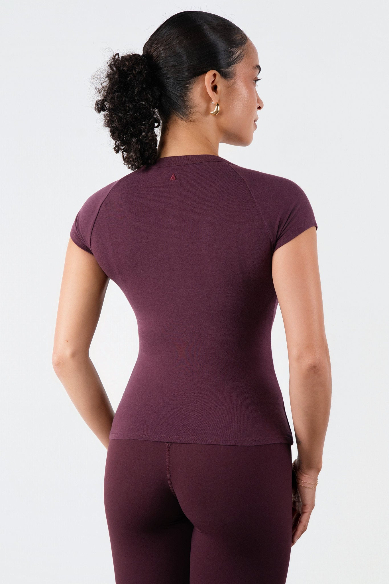 Vitality Basis® Raglan Tee - Wine