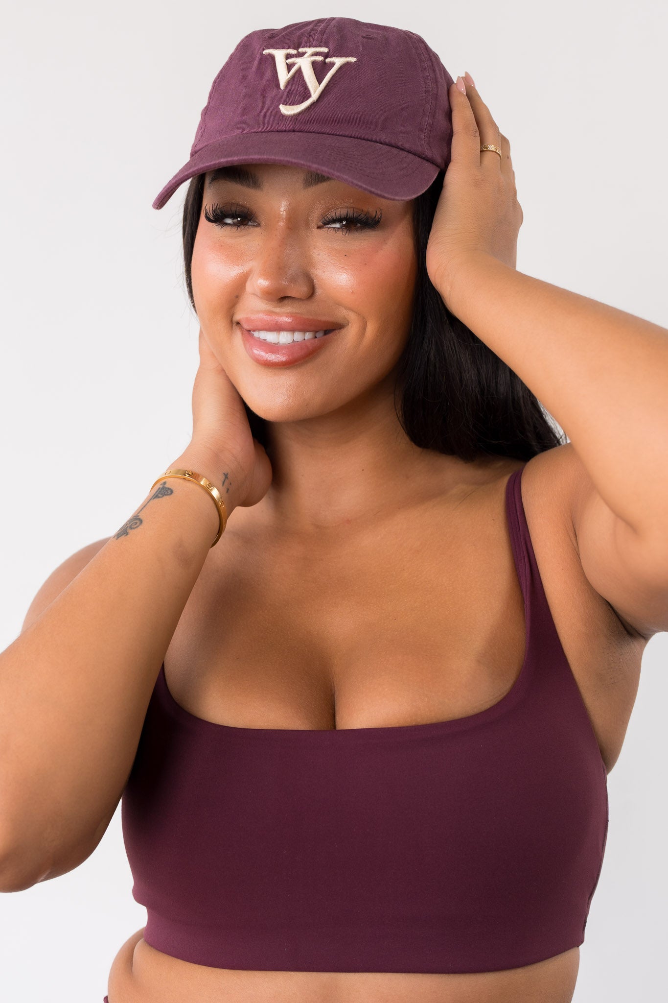 Women's Baseball Hat - Wine