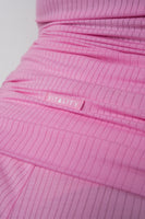 Vitality Float® Rib Foldover Short - Pink Frosting