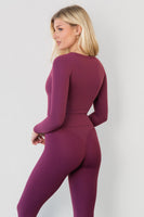 Cloud II™ Rib U Long Sleeve - Mulberry