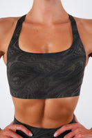 Vitality Pulse® Strappy Racer Bra - Woodgrain