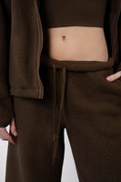 Vitality Polar Fleece Jogger - Toasted Walnut