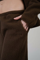 Vitality Polar Fleece Jogger - Toasted Walnut