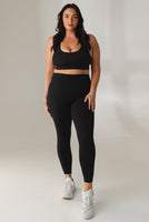 Vitality Revive® Racer Bra - Midnight