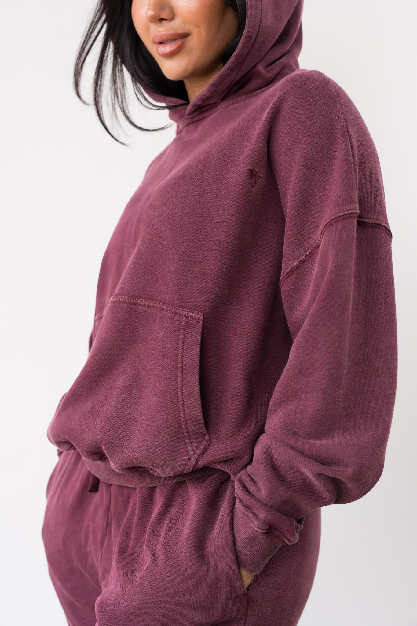 Vitality Homebody® Women's Hoodie - Wine Washed