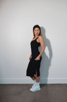 Cloud II™ Rib Basic Midi Dress - Midnight