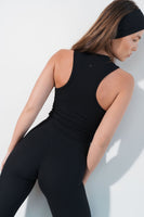 Cloud II™ Rib High Neck Tank - Midnight