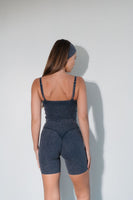 Cloud II™ Rib Biker Short - Oxford Washed