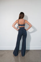Cloud II™ Rib Wide Leg Trouser - Oxford Washed