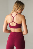 Vitality Daydream® Stitch Racer Bra - Burgundy Vineyard