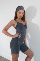 Cloud II™ Rib Biker Short - Iron Washed