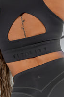 Vitality Pulse® Keyhole Longline - Midnight Washed