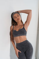 Cloud II™ Rib Notch Bra - Iron Washed
