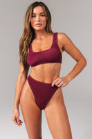 Oceana Scoop Top - Sangria