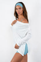 Vitality Whisper Slouch Long Sleeve - Snow