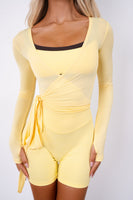 Vitality Flow Wrap Top - Vanilla