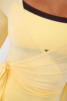 Vitality Flow Wrap Top - Vanilla