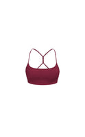 Vitality Daydream® Stitch Racer Bra - Burgundy Vineyard