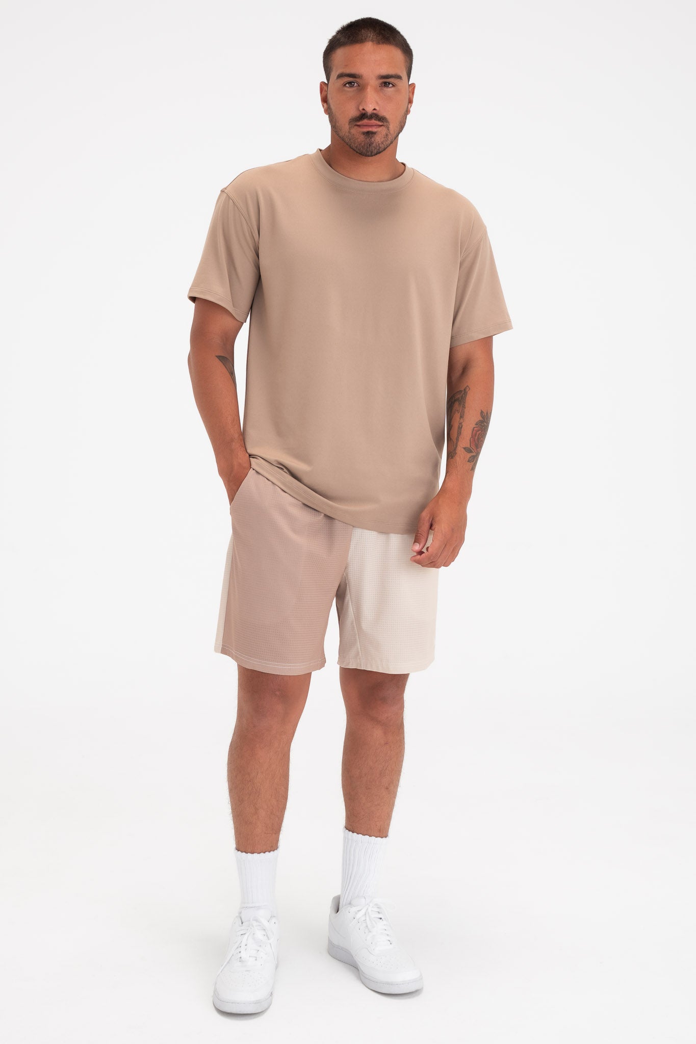 Vitality Motive Men's Crew Tee - Khaki