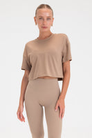 Vitality Motive Retro Tee - Khaki