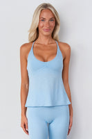Vitality Daydream® Babydoll Tank - Clearwater Heather