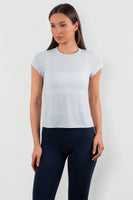 Vitality Flow Simple Tee - Steel
