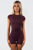 Vitality Sportlite Tee - Wine