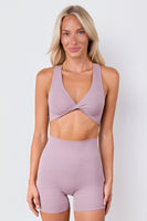 Vitality Daydream® Twisted Bra - Wisteria Heather