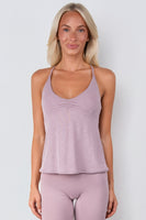 Vitality Daydream® Babydoll Tank - Wisteria Heather