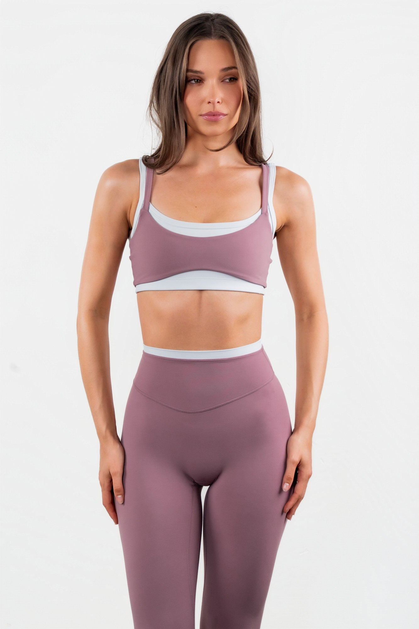 Cloud II™ Layered Bra - Earthy Plum