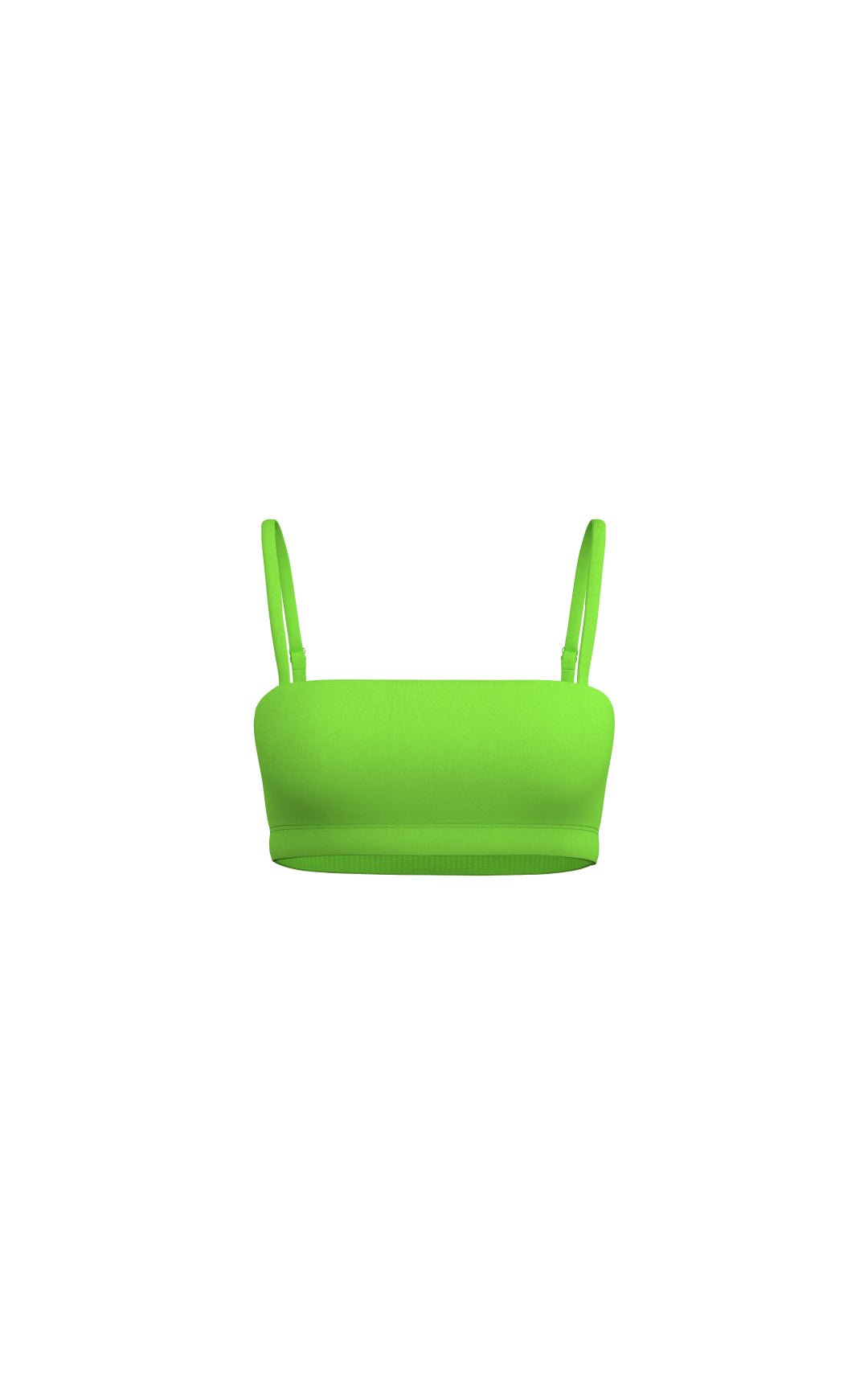 Vitality Pulse® Bandeau Bra - Neon Green