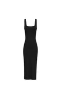 Cloud II™ Rib Basic Midi Dress - Midnight