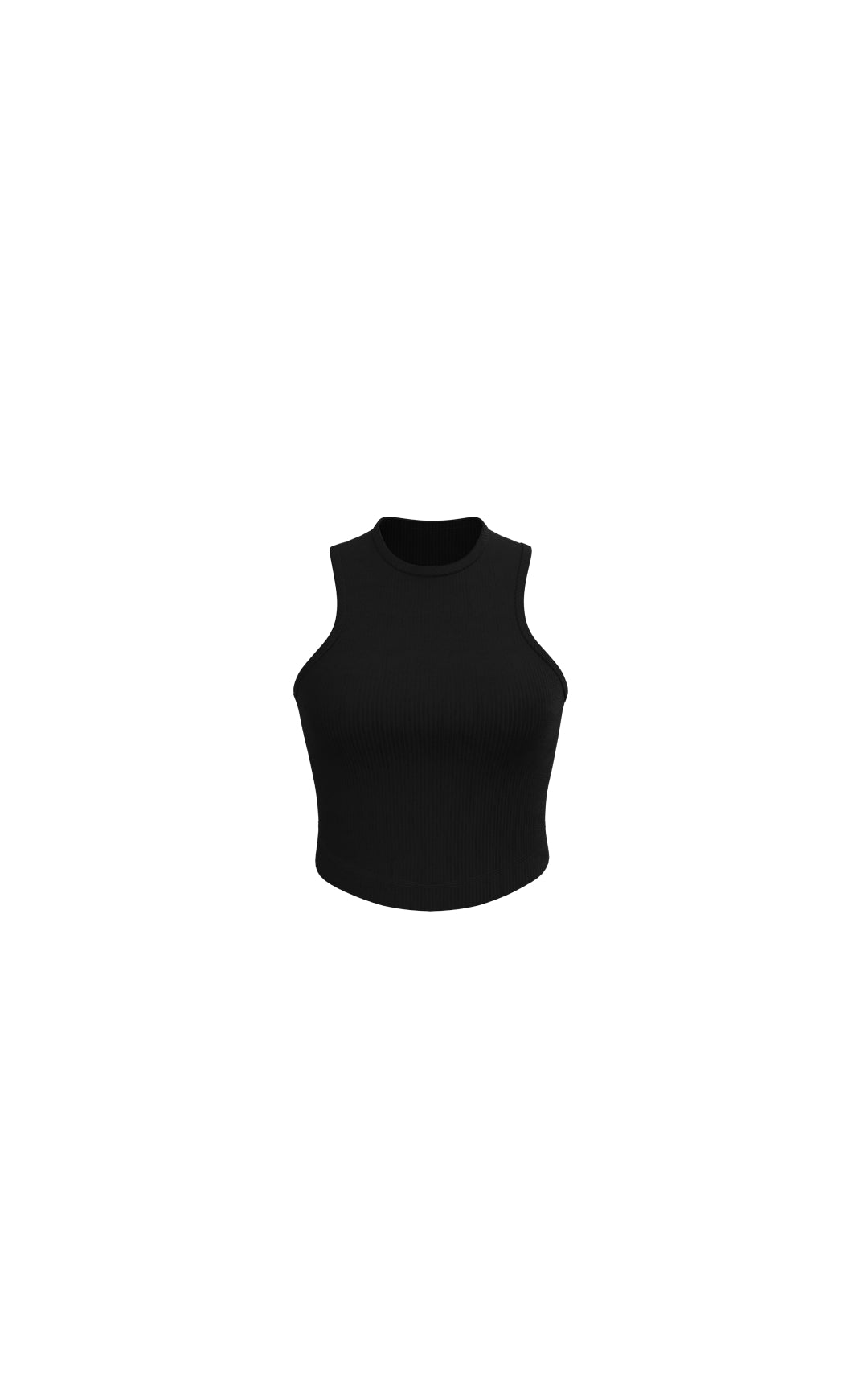 Cloud II™ Rib High Neck Tank - Midnight