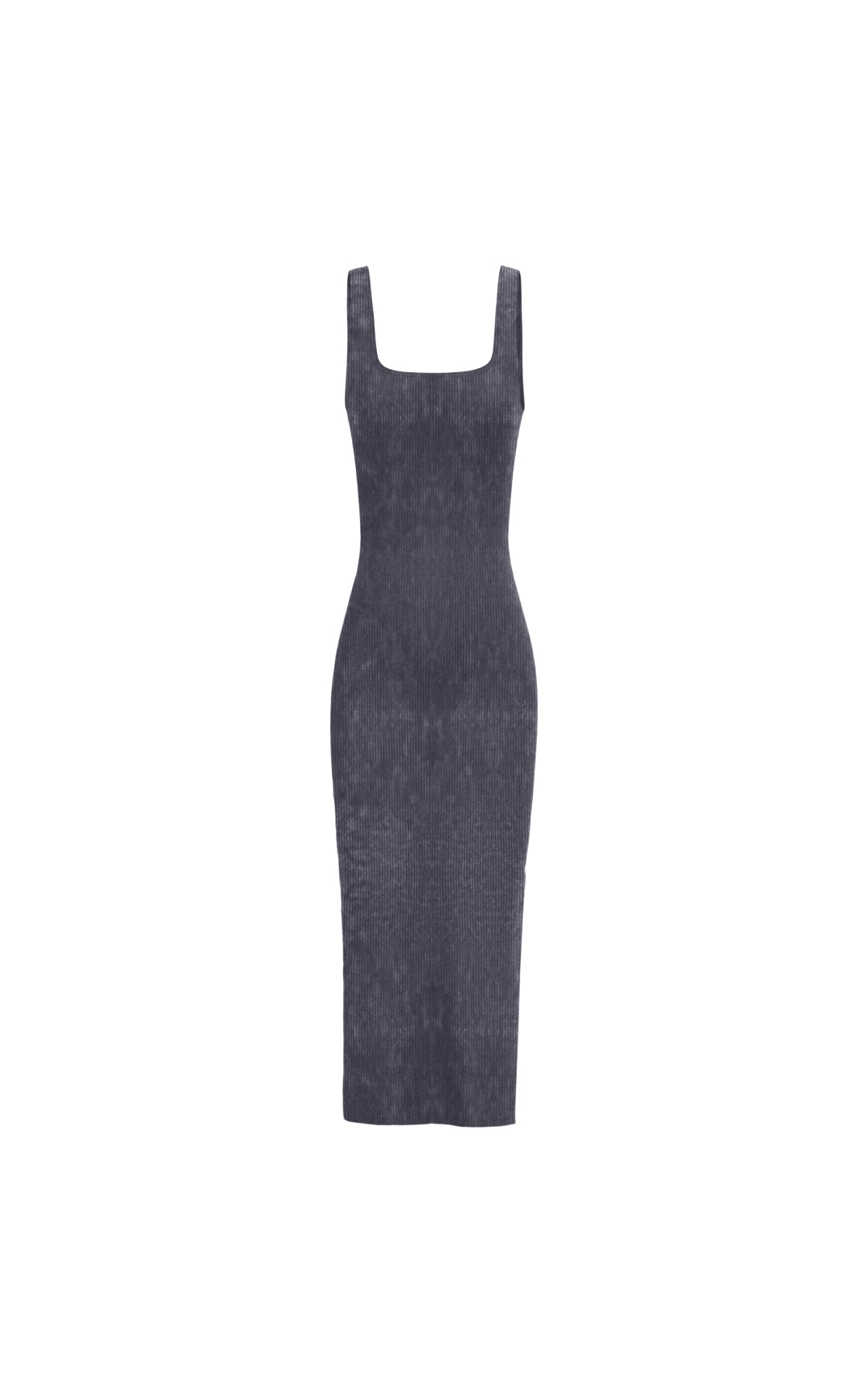 Cloud II™ Rib Basic Midi Dress - Oxford Washed