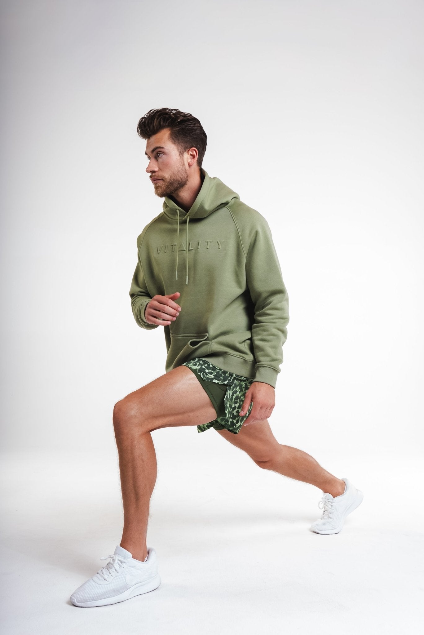 Vitality Prime® Sport Short 5" - Olive Feline