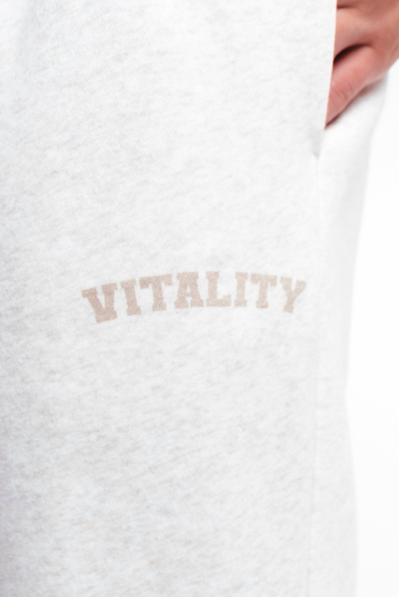 Vitality Cozy® Uni Jogger - Oat Marl - Varsity