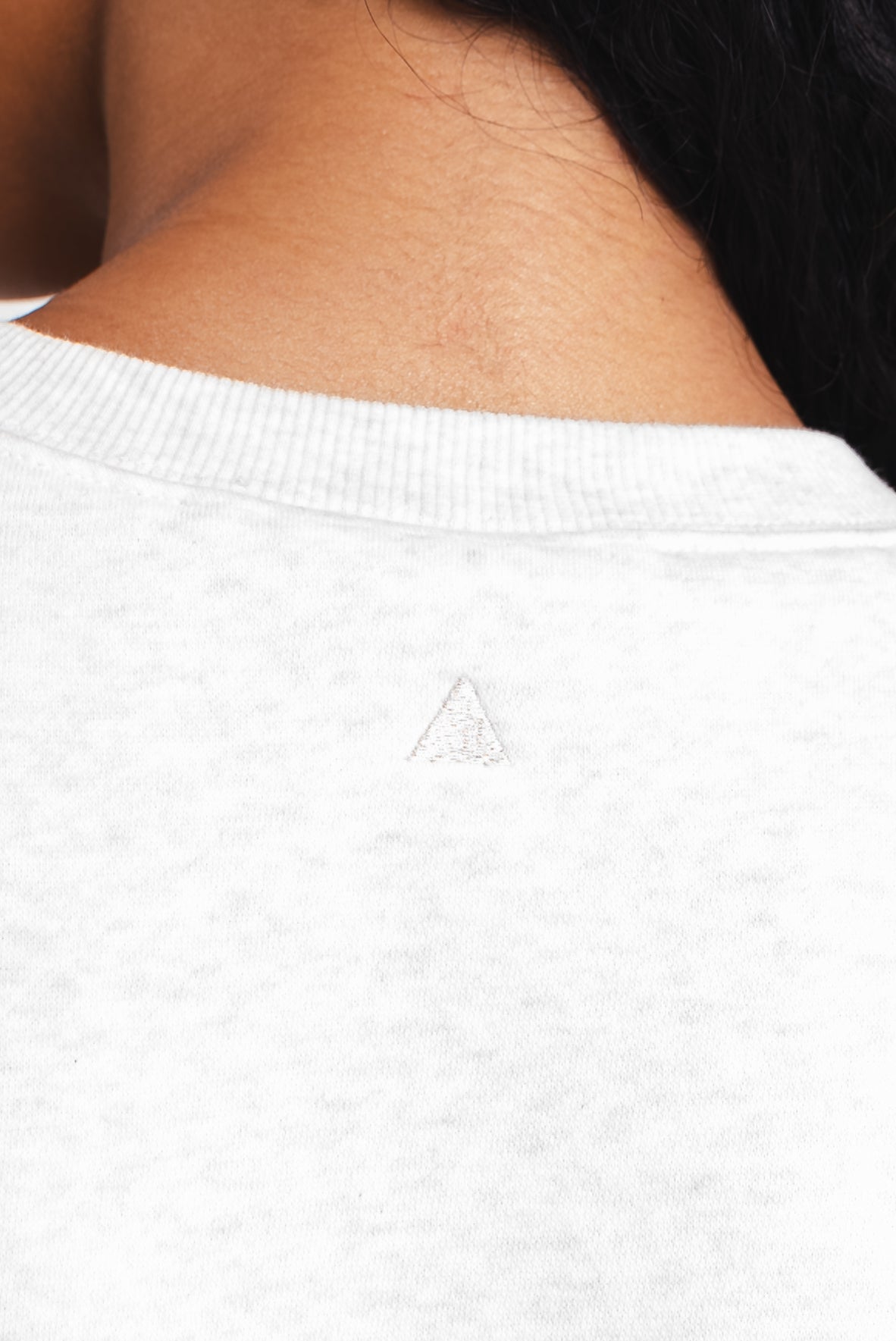 Vitality Cozy® Raw Hem Crop - Oat Marl - Varsity