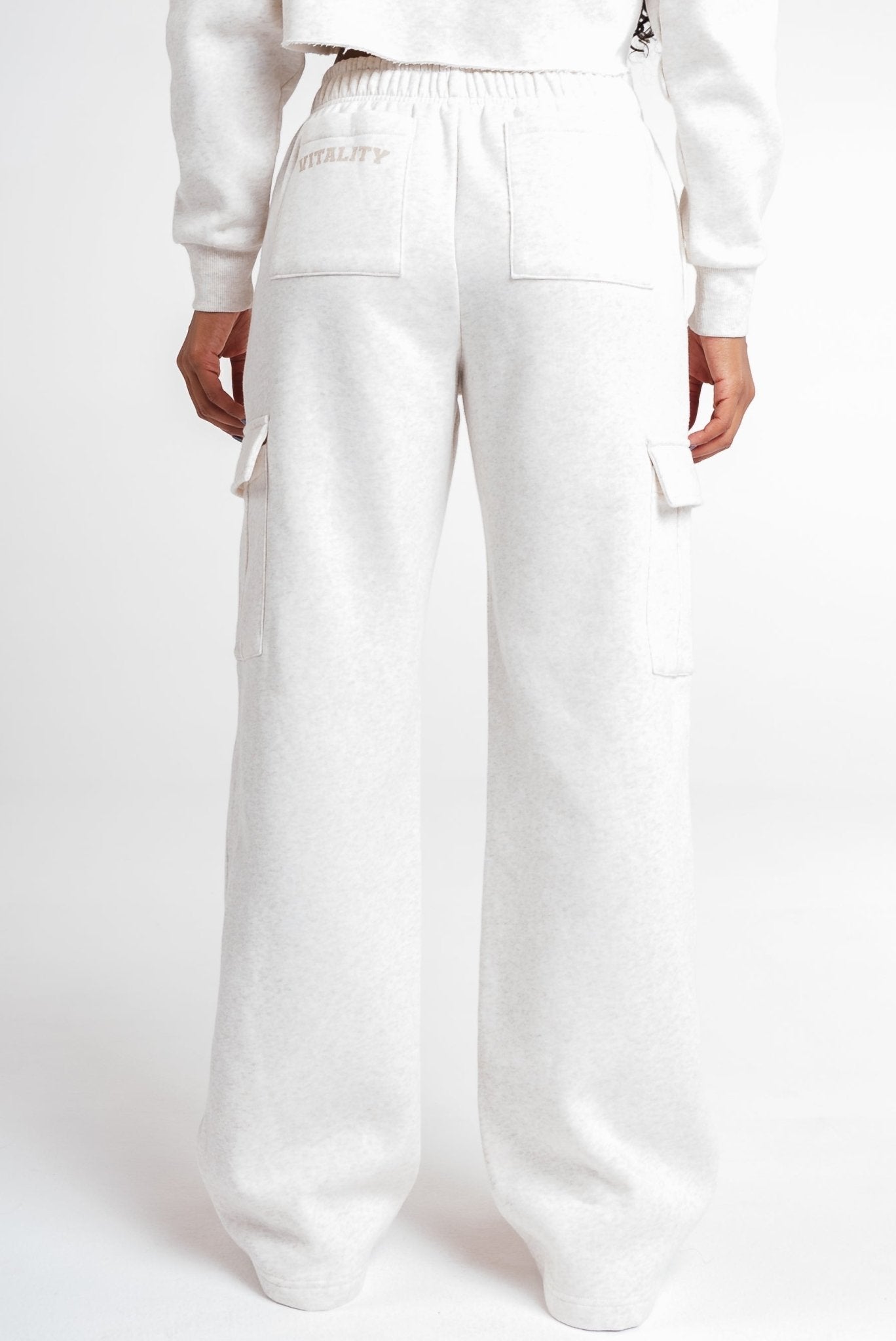 Vitality Cozy® Cargo Trouser - Oat Marl