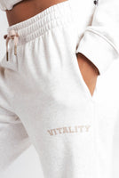 Vitality Cozy® Uni Jogger - Oat Marl - Varsity