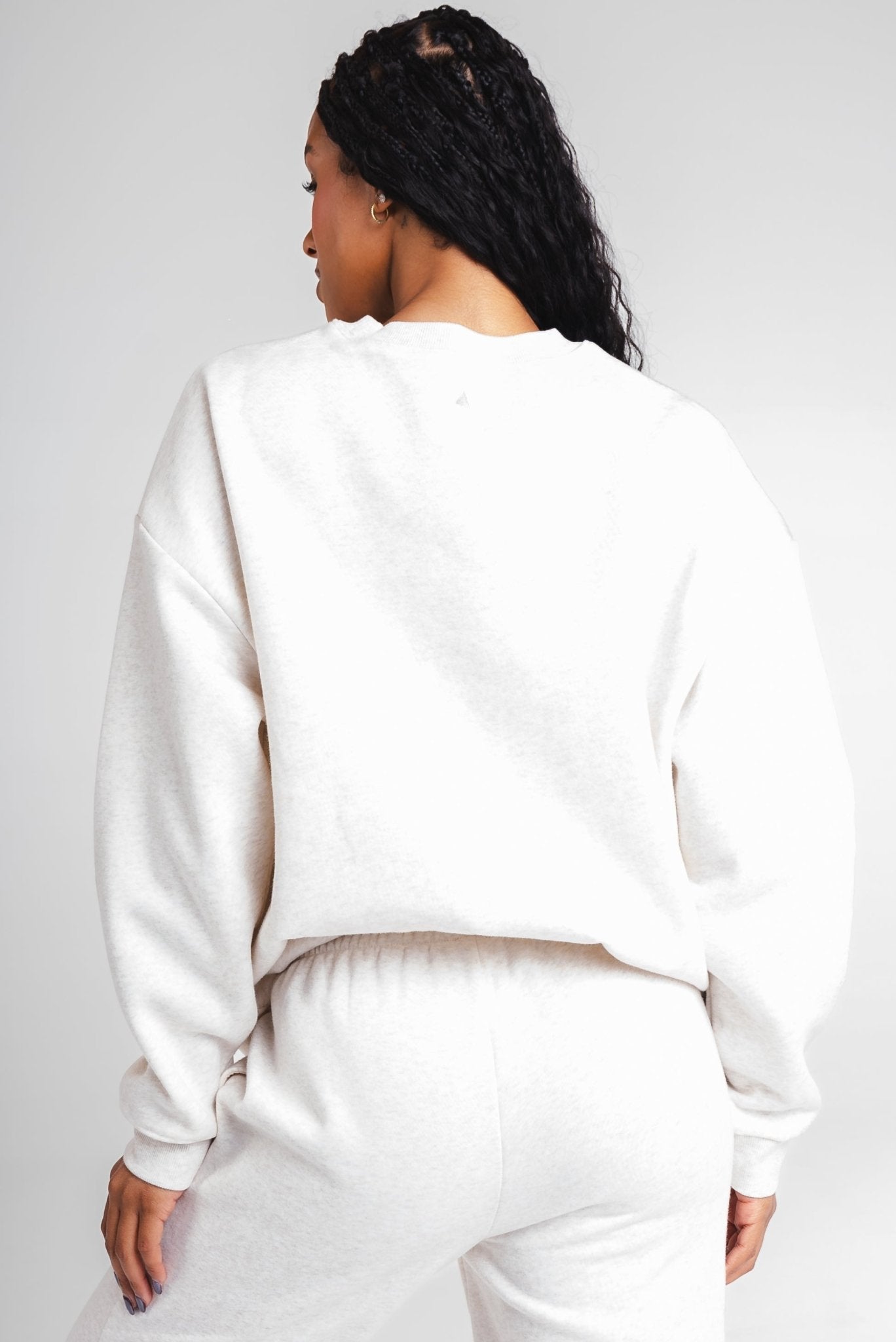 Vitality Cozy® Uni Crew - Oat Marl - Varsity