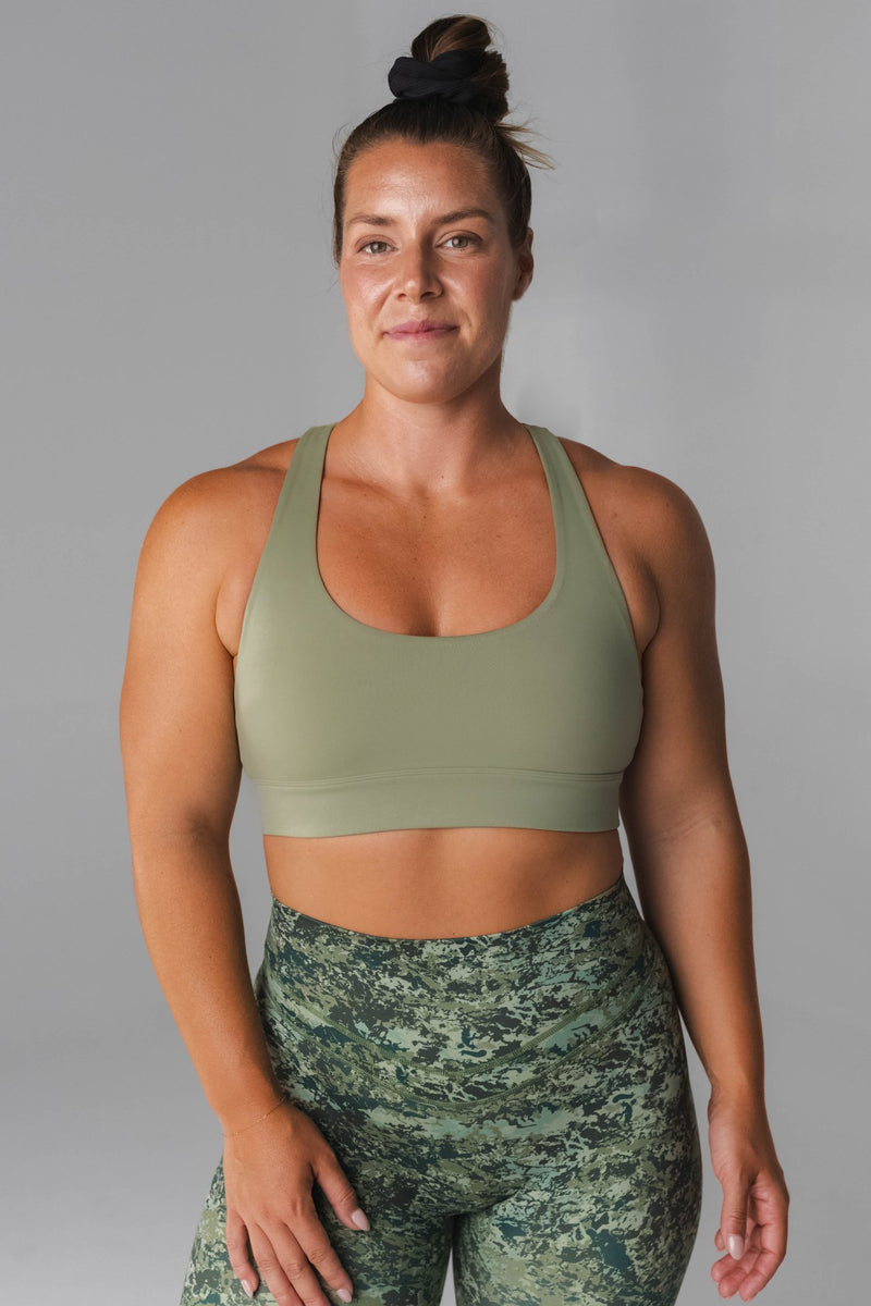 Vitality Ascend II Racer Bra - Women's Green Racer Back Bra