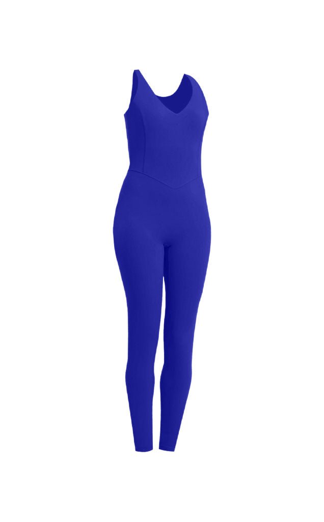 Cloud II™ Jumpsuit - Women's Blue Athletic Jumpsuit – Vitality Athletic  Apparel